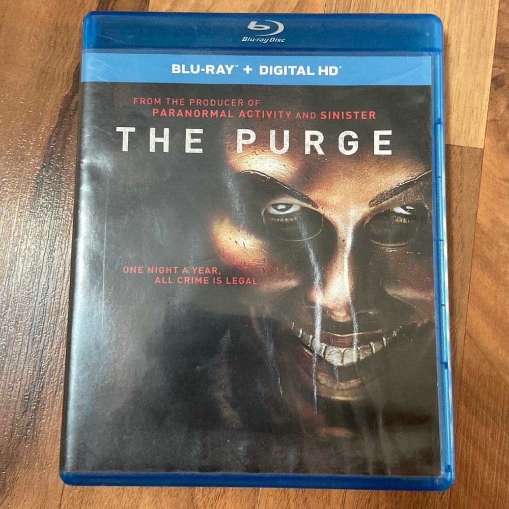 THE PURGE BLU RAY DVD